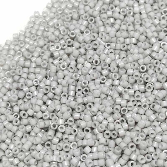 11/0 MIYUKI delica DB1498 - Opaque Light Smoke - 1gr.  - Miyukilandia