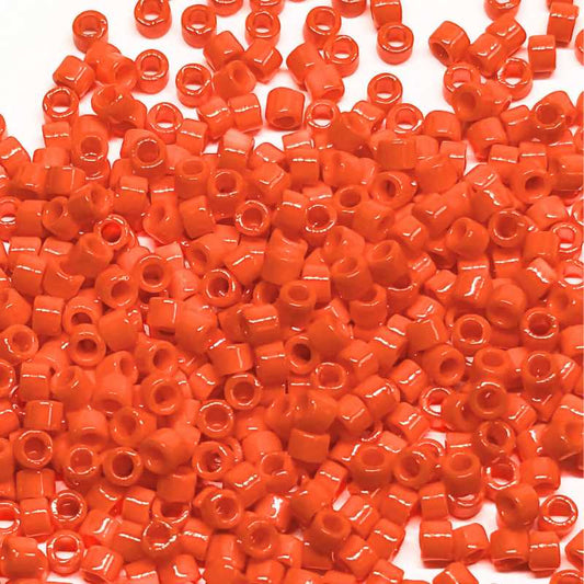 11/0 MIYUKI delica DB0722 - Opaque Orange - 1gr.  - Miyukilandia