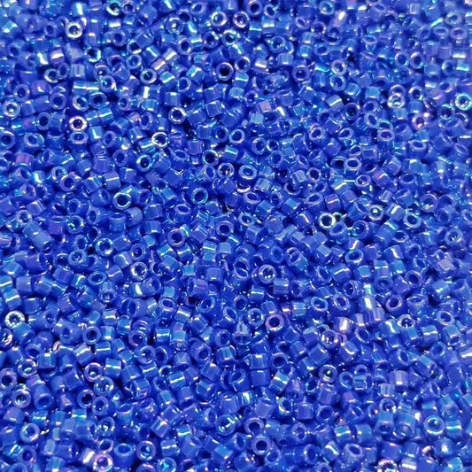 11/0 MIYUKI delica DB0165- Opaque Royal Blue AB - 1gr.  - Miyukilandia