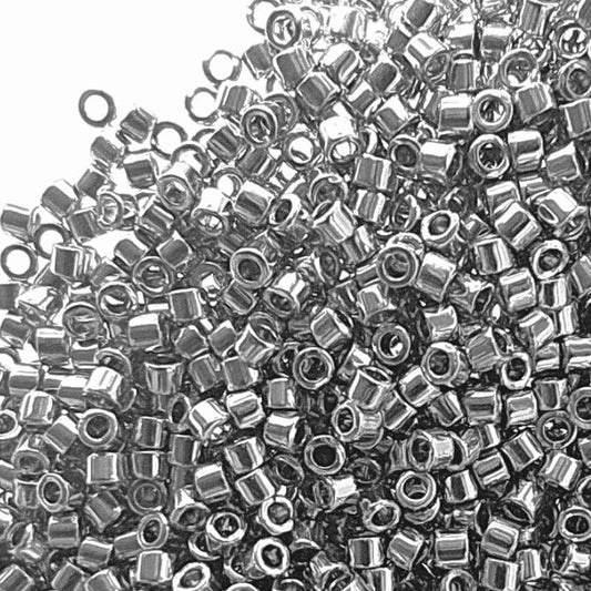 11/0 MIYUKI delica DB0038 - Palladium Plated - 1gr.  - Miyukilandia