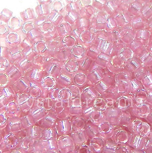 11/0 MIYUKI delica DB1673 - Pearl lined transp. Pink - 1gr.  - Miyukilandia