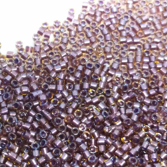 11/0 MIYUKI delica DB0912 - Sparklin Cinnamon Light Topaz - 1gr.  - Miyukilandia