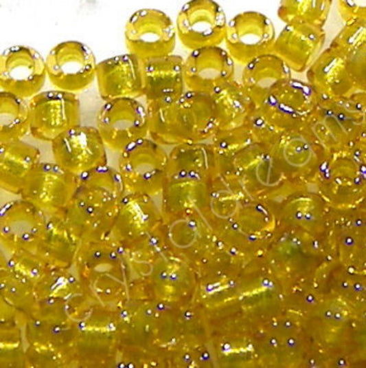 11/0 MIYUKI delica DB0911 - Sparkling Lined Topaz Lined Topaz- 1gr.  - Miyukilandia