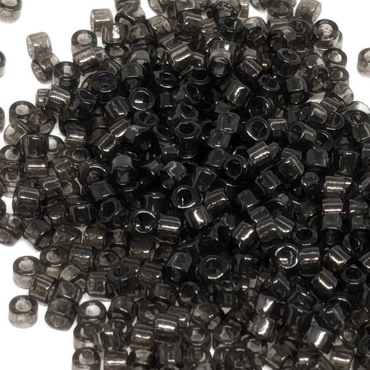 11/0 MIYUKI delica DB1319 - Transparent Dyed Charcoal - 1gr.  - Miyukilandia