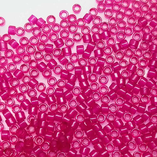 11/0 MIYUKI delica DB0775 - Transparent Fuchsia Mate - 1gr.  - Miyukilandia