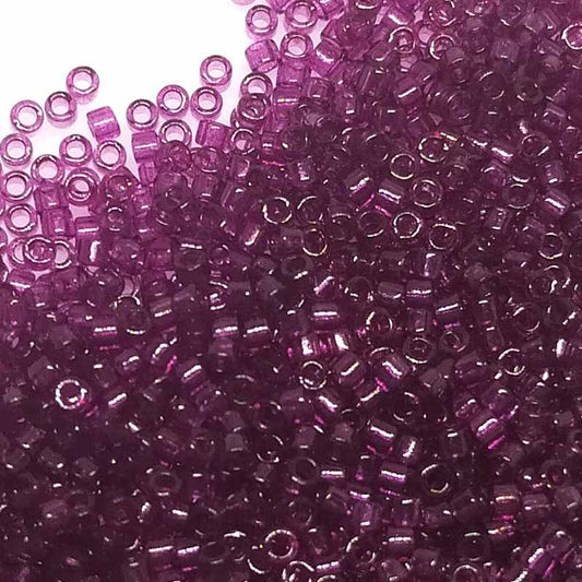11/0 MIYUKI delica DB1312 - Transparent Garnet - 1gr.  - Miyukilandia