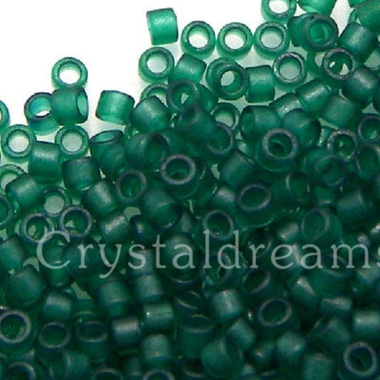 11/0 MIYUKI delica DB0776 - Transparent Kelly Green Mate - 1gr.  - Miyukilandia