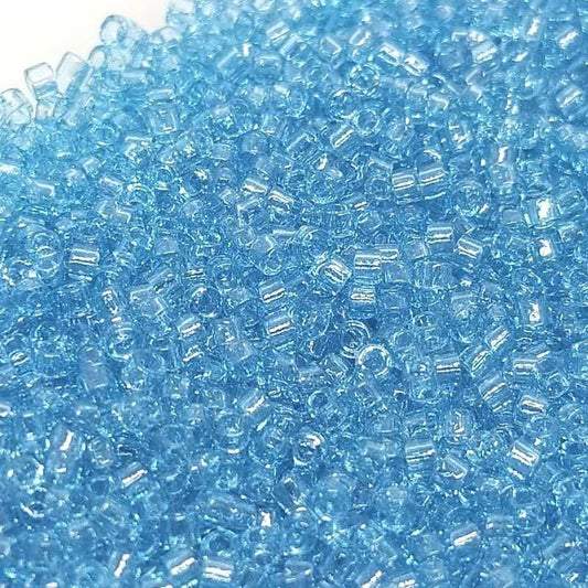 11/0 MIYUKI delica DB0113 - Transparent Luster Blue - 1gr.  - Miyukilandia