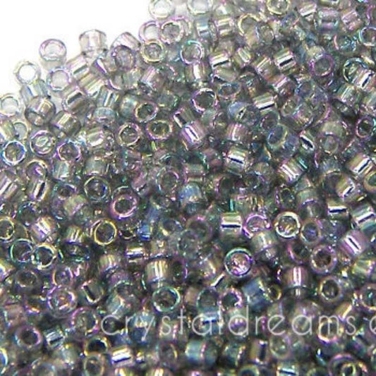 11/0 MIYUKI delica DB0107- Trasp. Grey Iris -1gr.  - Miyukilandia