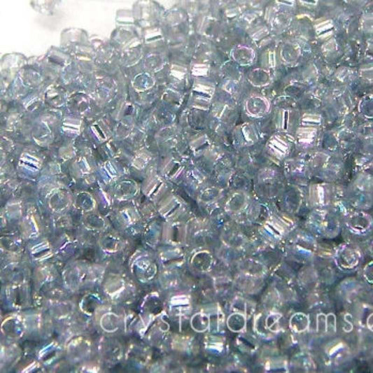 11/0 MIYUKI delica DB0110 - Trasp. Light Blue AB - 1gr.  - Miyukilandia