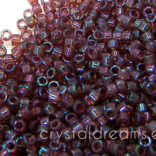 11/0 MIYUKI delica DB0104 - Trasp. Raspberry AB -1gr.  - Miyukilandia