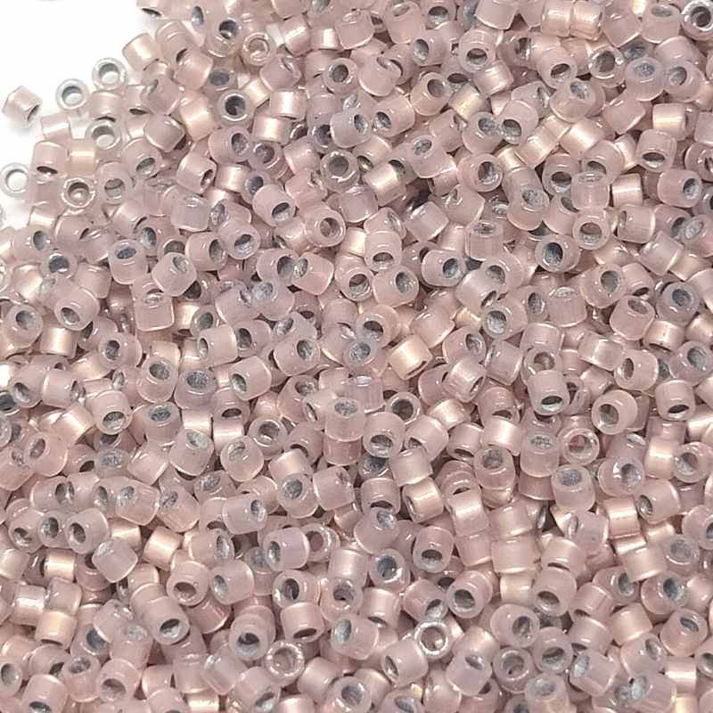 11/0 MIYUKI delica DB0191 - Vintage Rose Opal Copper Lined - 1gr.  - Miyukilandia