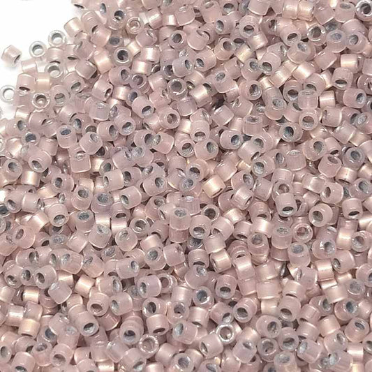 11/0 MIYUKI delica DB0191 - Vintage Rose Opal Copper Lined - 1gr.  - Miyukilandia