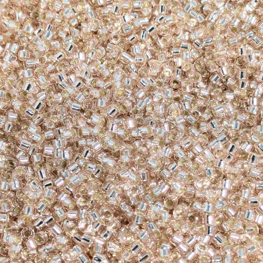 11/0 MIYUKI delica DB1203 Silver lined Pink Mist - 1gr.  - Miyukilandia