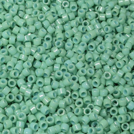 11/0 MIYUKI delica DB2125 Duracoat Opaque Dyed Sea Opal - 1gr.  - Miyukilandia