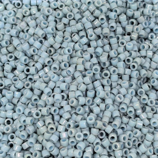 11/0 MIYUKI delica DB2129 Duracoat Opaque Dyed Moody Blue - 1gr.  - Miyukilandia