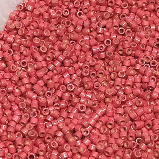 11/0 MIYUKI delica DB1841F Duracoat Galv. Lt. Cranberry 1gr.  - Miyukilandia