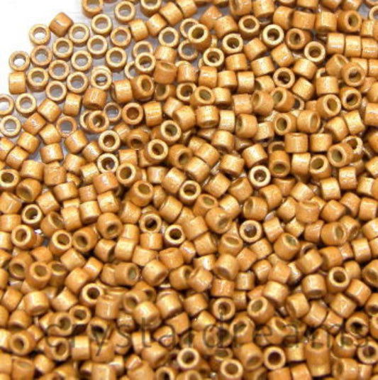 11/0 MIYUKI delica DB1833F Duracoat Galv. MTT Yellow Gold -1gr.  - Miyukilandia