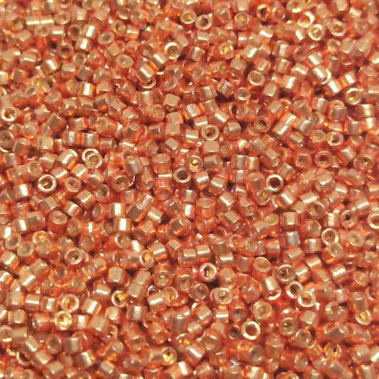 11/0 MIYUKI delica DB1837 Duracoat Galvanized Pink Blush - 1gr.  - Miyukilandia