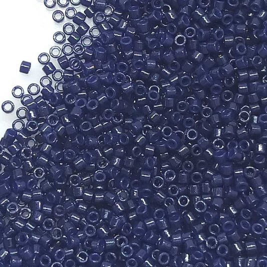 11/0 MIYUKI delica DB2144 Duracoat Matte Cobalt Opaq 1gr  - Miyukilandia