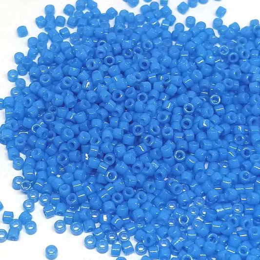 11/0 MIYUKI delica DB2134 Duracoat Opaque Dyed Delphinium 1gr.  - Miyukilandia