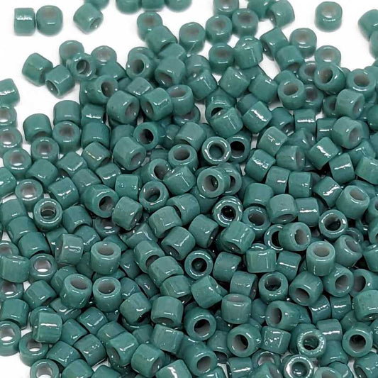 11/0 MIYUKI delica DB2131 Duracoat Opaque Dyed Eucalyptus 1gr.  - Miyukilandia