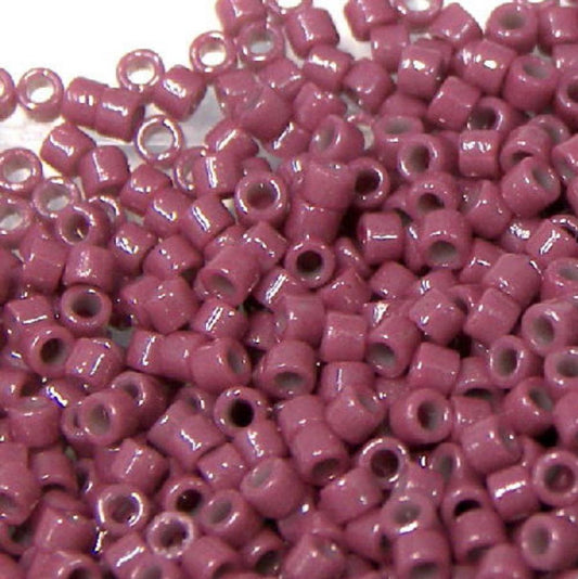 11/0 MIYUKI delica DB2355 Duracoat Opaque Grape Purple - 1gr. -  - Miyukilandia