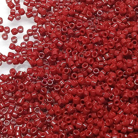 11/0 MIYUKI delica DB2119 Duracoat Opaque Jujube - 1gr.  - Miyukilandia