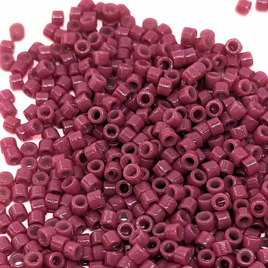 11/0 MIYUKI delica DB2118 Duracoat Opaque Pansy - 1gr.  - Miyukilandia