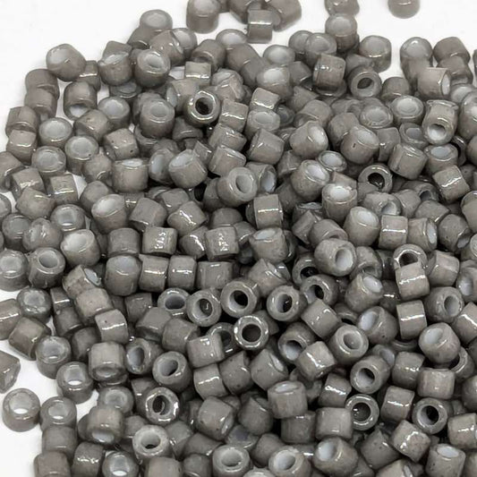 11/0 MIYUKI delica DB2367 Duracoat Opaque Slate Grey - 1gr.  - Miyukilandia