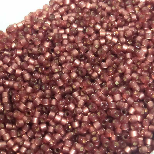 11/0 MIYUKI delica DB2179 Duracoat Silver Lined Dyed Magenta 1gr  - Miyukilandia