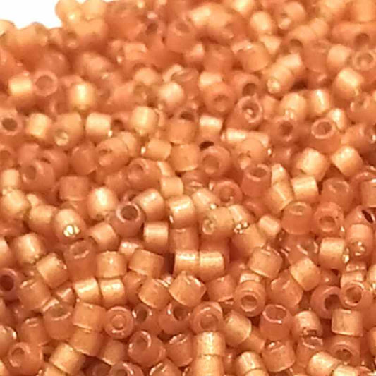 11/0 MIYUKI delica DB2172 Duracoat Silver Lined Dyed Rose 1gr  - Miyukilandia