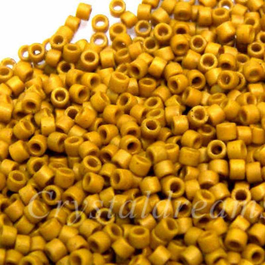 11/0 MIYUKI delica DB2286 Frosted Opaque Glaze Pecan - 1gr.  - Miyukilandia