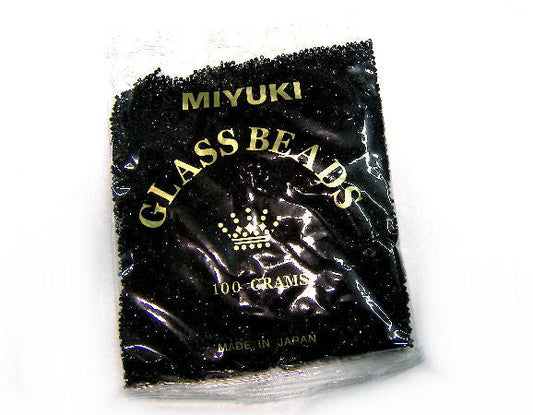 11/0 MIYUKI delica Hex  - Black - DBC010- Pack 100 gr.  - Miyukilandia