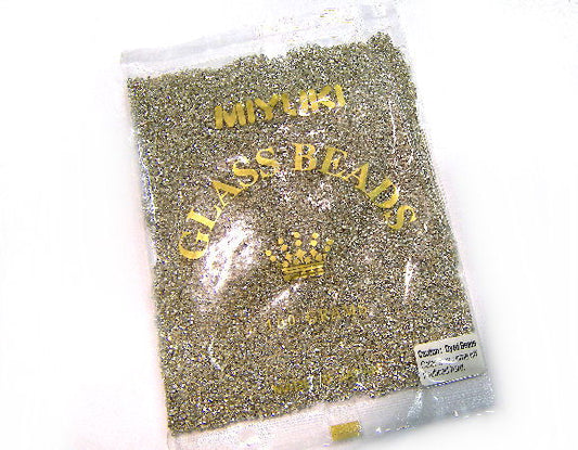 11/0 MIYUKI delica Hex  Galvanized Silver DBC035 Pack 100g  - Miyukilandia