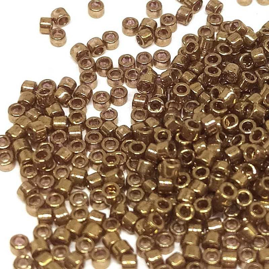 11/0 MIYUKI delica DB0022L Light Bronze - 1gr.  - Miyukilandia