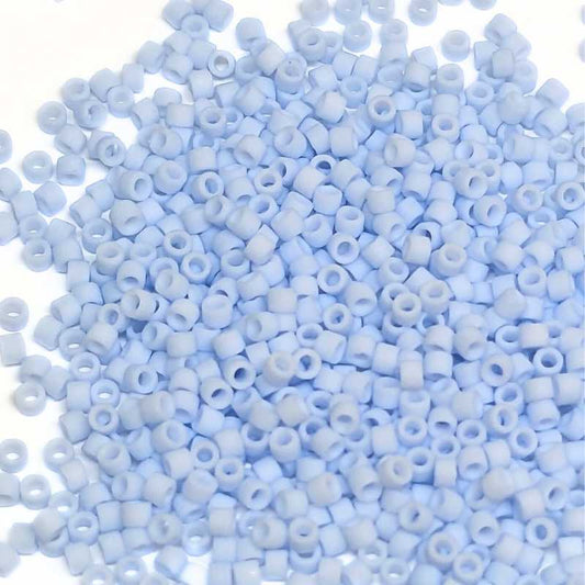 11/0 MIYUKI delica DB1517 Matte Opaque Lt Sky Blue - 1gr. -  - Miyukilandia