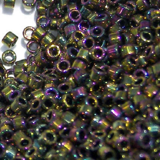 11/0 MIYUKI delica DB0023 Metallic Light Bronze Iris - 1gr. -  - Miyukilandia