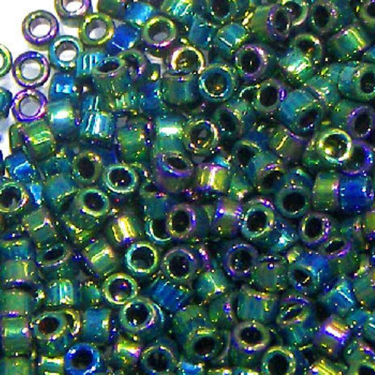11/0 MIYUKI delica DB0027 Metallic Teal Iris - 1gr.  - Miyukilandia