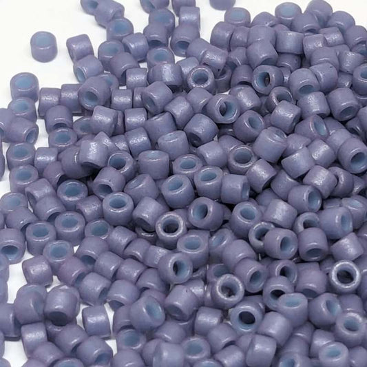 11/0 MIYUKI delica DB0799 Op. Semi Opaque Lavender  - Miyukilandia