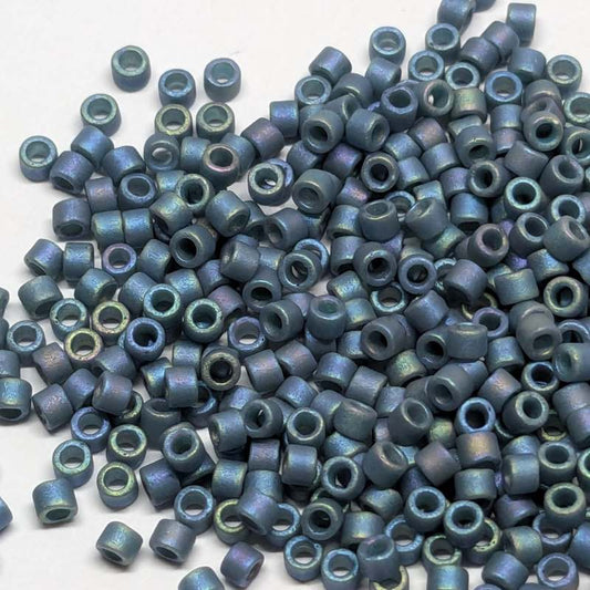 11/0 MIYUKI delica DB2316 Opaque Glazez Frosted Dark Teal 1gr. -  - Miyukilandia