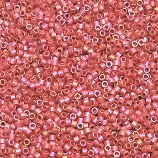 11/0 MIYUKI delica DB2306 Opaque Glazez Rainbow Cardinal 1gr.  - Miyukilandia