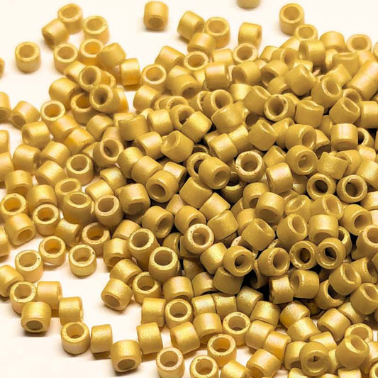 11/0 MIYUKI delica DB2302 Opaque Glazez Rainbow Yellow 1gr.  - Miyukilandia