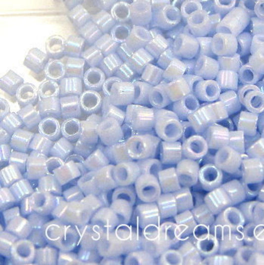 11/0 MIYUKI delica DB1507 Opaque Lt. Sky Blue AB - 1gr.  - Miyukilandia