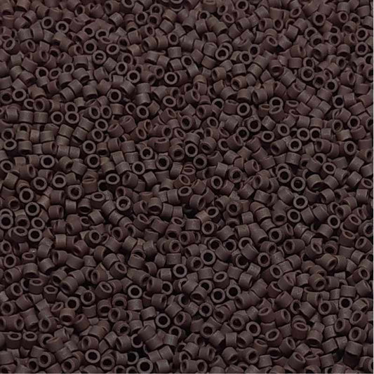 11/0 MIYUKI delica DB1910 Opaque Matte Espresso 1gr.  - Miyukilandia