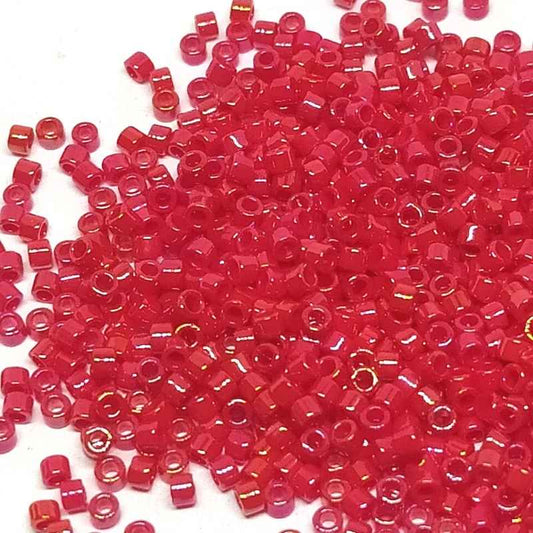 11/0 MIYUKI delica DB0214 Opaque Red Luster - 1gr. -  - Miyukilandia