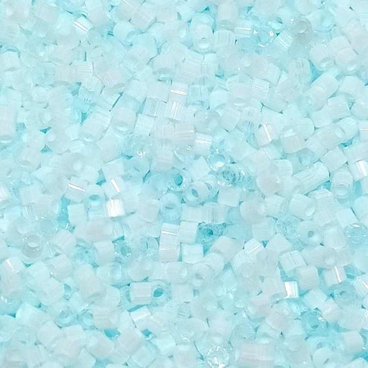 11/0 MIYUKI delica DB1859 Silk Inside Dyed Frozen Blue 1gr.  - Miyukilandia