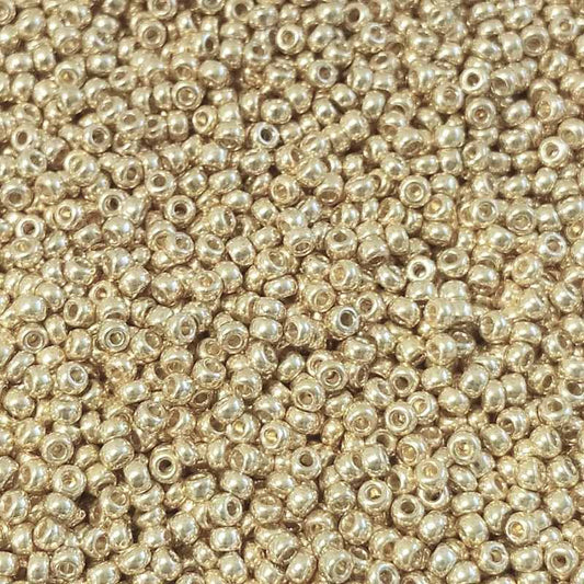 11/0 MIYUKI rocalla Duracoat Galv. Pale Gold 1gr. 5101  - Miyukilandia