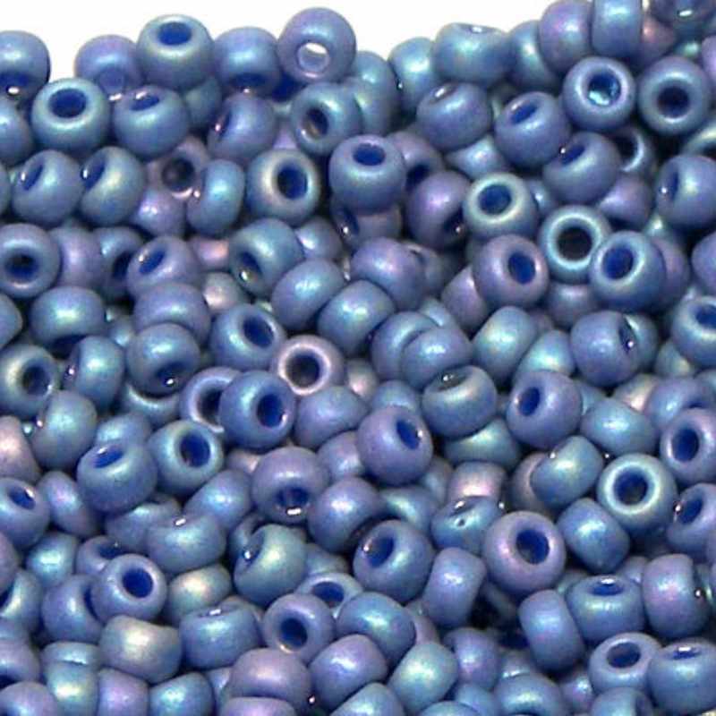 11/0 MIYUKI rocalla Glazed Frosted Rainbow Bayberry 1gr. 4703  - Miyukilandia