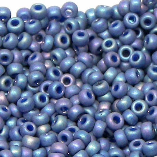 11/0 MIYUKI rocalla Glazed Frosted Rainbow Bayberry 1gr. 4703  - Miyukilandia